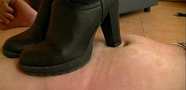  Interview to Anna - Foot licking and Boots Trample